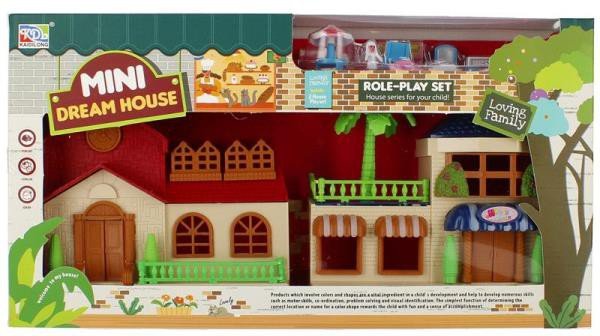 Фото - Усе для ляльок Mega Creative Domek dla lalek z akcesoriami Mini Dream House 523944 
