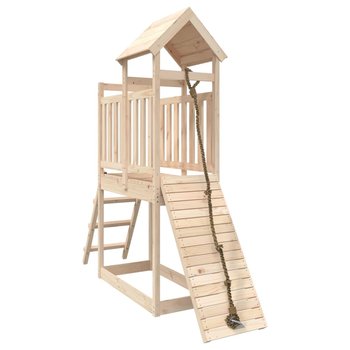 Domek do zabawy dla dzieci - drewniany, 229x64x214 / AAALOE - Inna marka