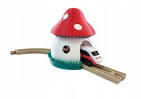 Domek Grzybek - Tunel 3D i Kryjówka do Kolejki Drewnianej (Lillabo)
