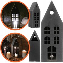 DOMEK LAMPION NA LED SWIECE LATARNIA HANDMADE