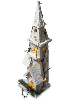 Domek świąteczny Domki LED, 40x12x10 cm - Pigmejka