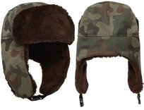 Dominator Urban Combat Czapka Zimowa Uszatka Futrzana Wojskowa Wz.93/Brąz M DOMINATOR URBAN COMBAT