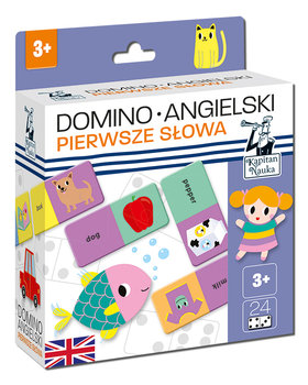 Domino Angielski. Pierwsze słowa, gra edukacyjna, Kapitan Nauka - Kapitan Nauka