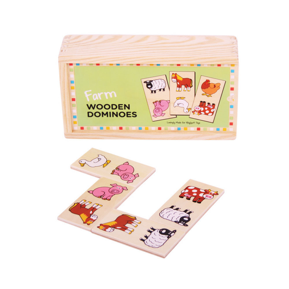 Domino Farma, Bigjigs Toys, gra planszowa