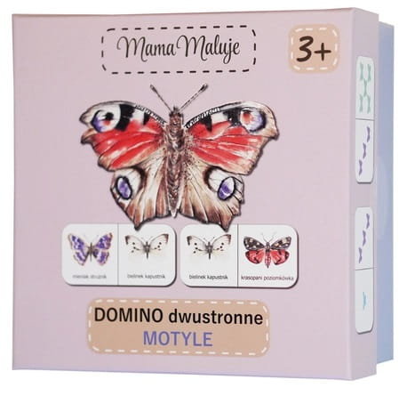 Domino: Motyle | Mama Maluje