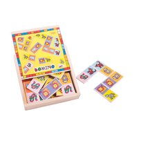 Domino Zwierzątka, Bigjigs Toys, gra planszowa
