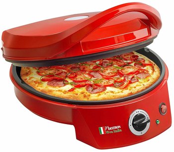 Domowy piec do pizzy/grill stołowy BESTRON APZ400 czerwony - Bestron