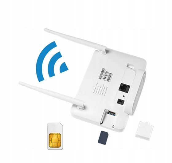 DOMOWY ROUTER 4G LTE Z WIFI I KARTĄ SIM DO 300 MB/S DLA DOMU I BIURA ...