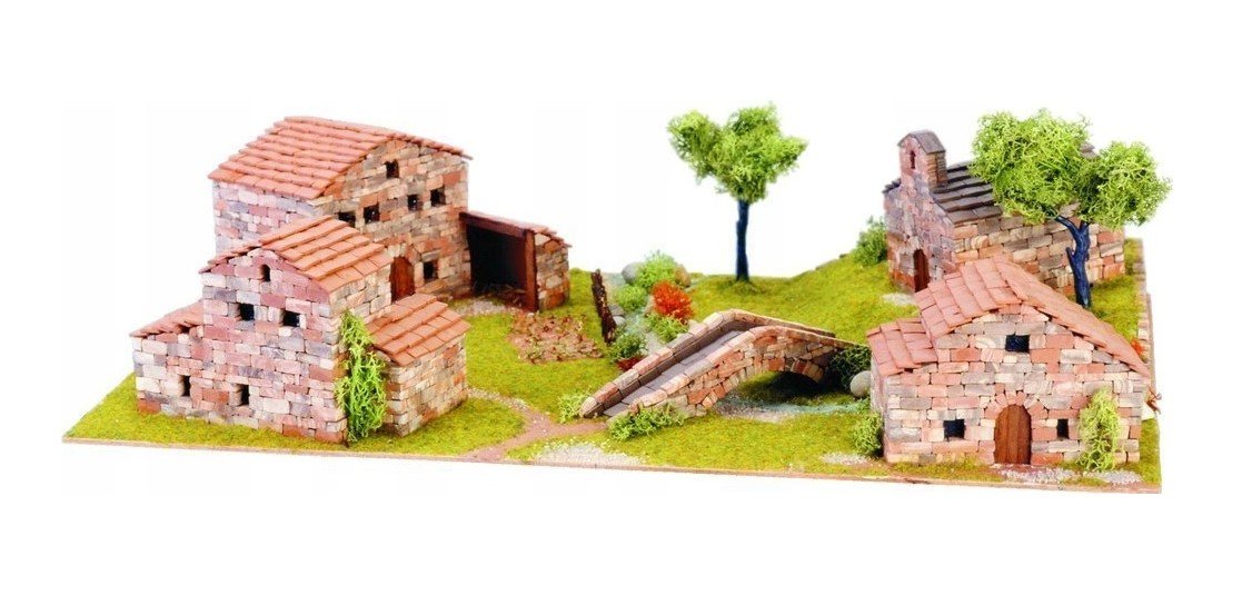 Domus Kits Składane Domki Z Cegły 3D - Diorama Miasteczko - Domus Kits