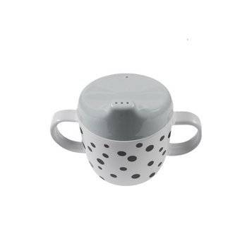 Done by Deer, Dots, Kubek z ustnikiem, Grey - Done by Deer