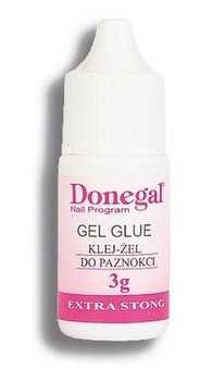 Donegal, klej do paznokci bezbarwny, 3 g - Donegal