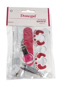 Donegal, zestaw do pedicure alluring, 4 elementy - Donegal
