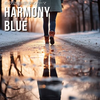 冬の公園お散歩のテーマ - Harmony Blue