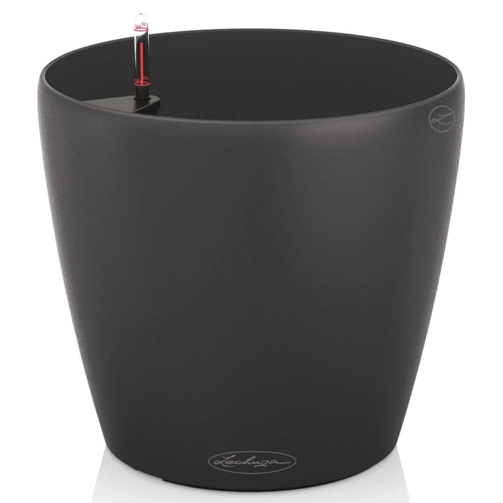 LECHUZA CLASSICO Color 28 Vaso Con Irrigazione Integrata, Sabbia Marrone, 28,5 Cm, 9 Litri, Prodotto In Germania