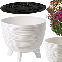 Donica Na Cmentarz 29Cm Na Nóżkach Wszystkich Świętych Wrzosy Doniczka Misa