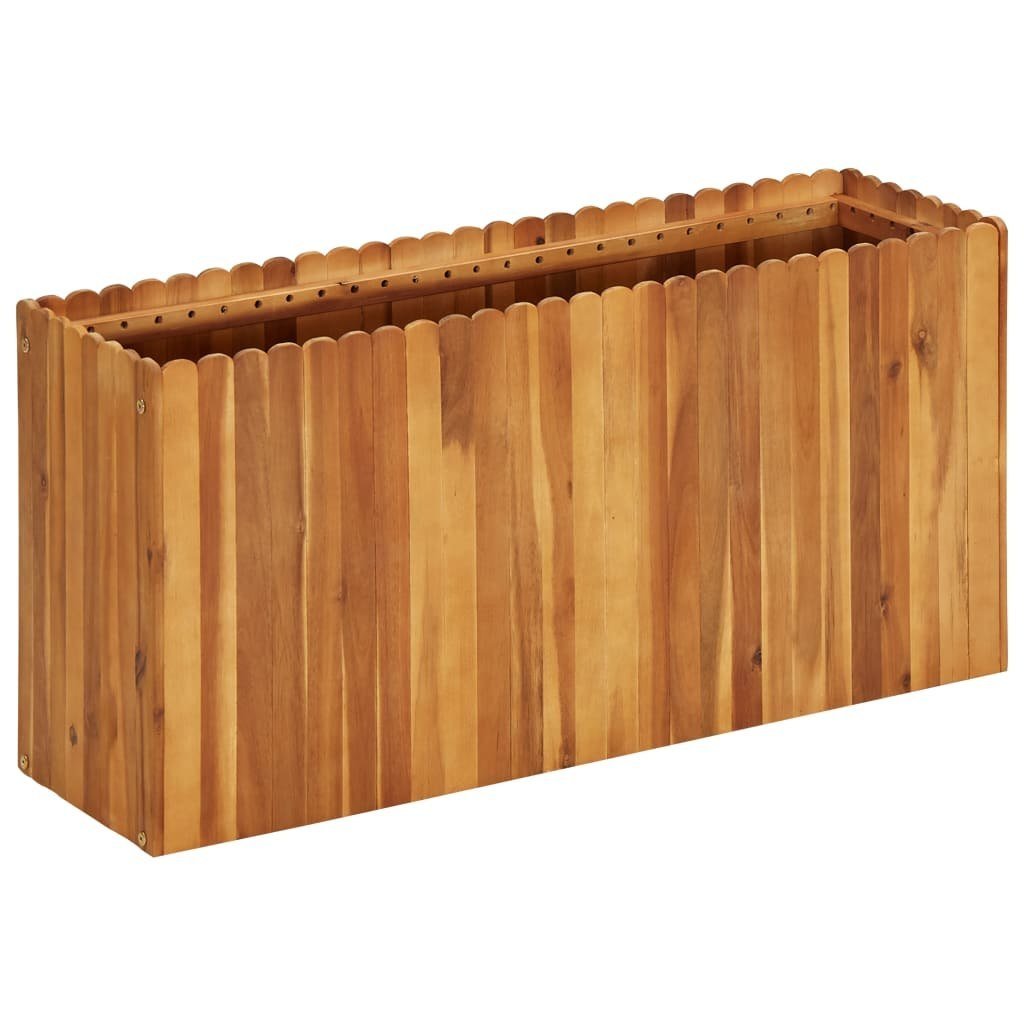 Donica ogrodowa VIDAXL, brązowa, 100x30x50 cm