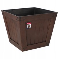 Donica Osłonka Na Balkon Taras Na Kwiaty Brązowa