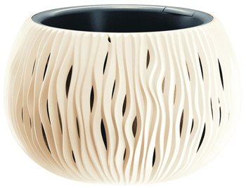 Doniczka BOWL SANDY - krem śr.37cm - PROSPERPLAST