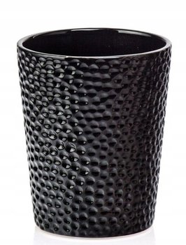 Doniczka czarna do storczyków ceramiczna Ø 13 cm wys. 15 cm - POLNIX