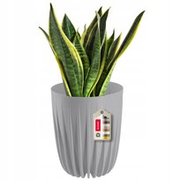 Doniczka Donica Osłonka + Wkładka Szara 30x36cm