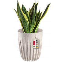 Doniczka Donica Wkład Osłonka Na Kwiaty Krem 25cm