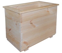 Doniczka drewniana na taras, balkon, do ogrodu