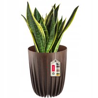 Doniczka Eko Osłonka + Wkładka Brązowa 19x22,5cm