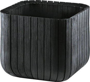 Doniczka KETER Cubre Planter M, grafitowa, 29,5x29,5x29,7 cm - Keter