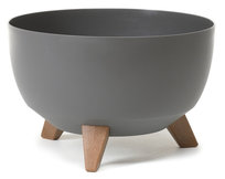 Doniczka Misa Roma Fi400 Antyracyt Lamela