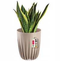 Doniczka Osłonka Eko + Wkładka Brązowa 25x30cm