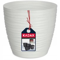 Doniczka Osłonka Na Kwiaty Podstawka Biała 13Cm