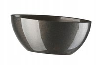 Doniczka Osłonka Na Kwiaty Połysk Grafitowa 30 cm