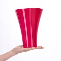 Doniczka Osłonka Na Kwiaty Wewnątrz Fuksja 17 cm