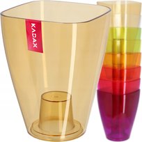 Doniczka Osłonka Na Storczyk Kwiaty Miodowa 9 cm