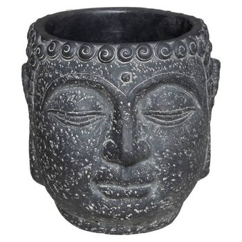 Doniczka ozdobna BUDDHA : Kolor - Czarny - MIA home