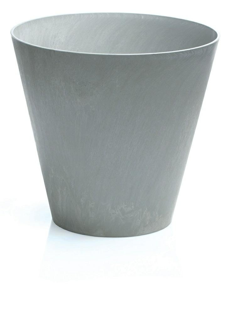 Doniczka PROSPERPLAST Tubus Beton, szary, 18 cm, 20 cm, 3,5 L