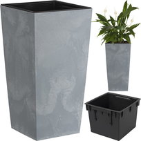 Doniczka Urbi square Beton Effect - beton DURS200E-422U Prosperplast PROSPERPLAST
