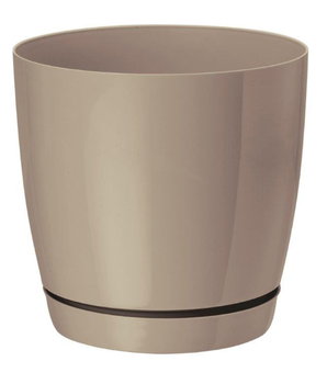 Doniczka z podstawką 25 cm Toskana caffe 8422 - FORM PLASTIC