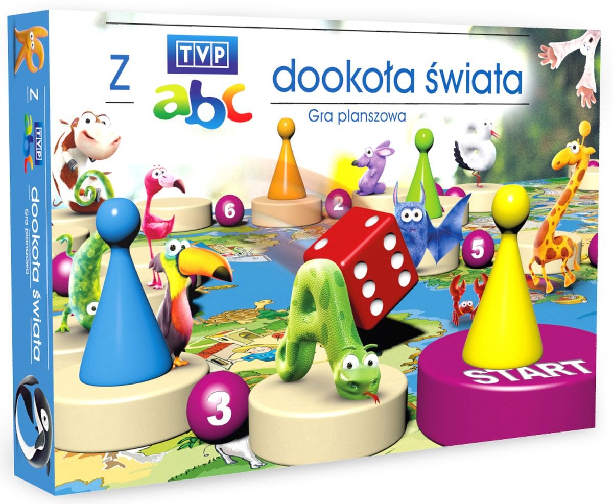 Фото - Розвивальна іграшка Dookoła świata, gra edukacyjna, TVP ABC