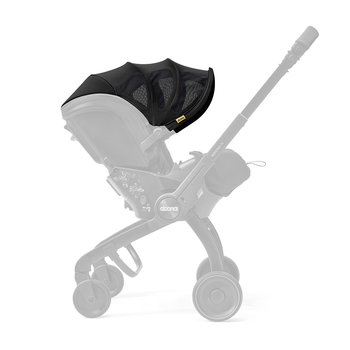 Doona - X Letni daszek do wózka/fotelika - Nitro Black - Doona