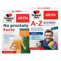 Doppelherz® aktiv A-Z Dla Niego + Na prostatę Forte, 30 kapsułek ZESTAW