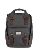 Doughnut, Plecak Macaroon Charcoal 16L, D010-0004-F, Ciemny Szary