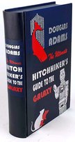 DOUGLAS ADAMS - THE ULTIMATE HITCHHIKER'S GUIDE TO THE GALAXY. Premium leather binding Douglas Adams