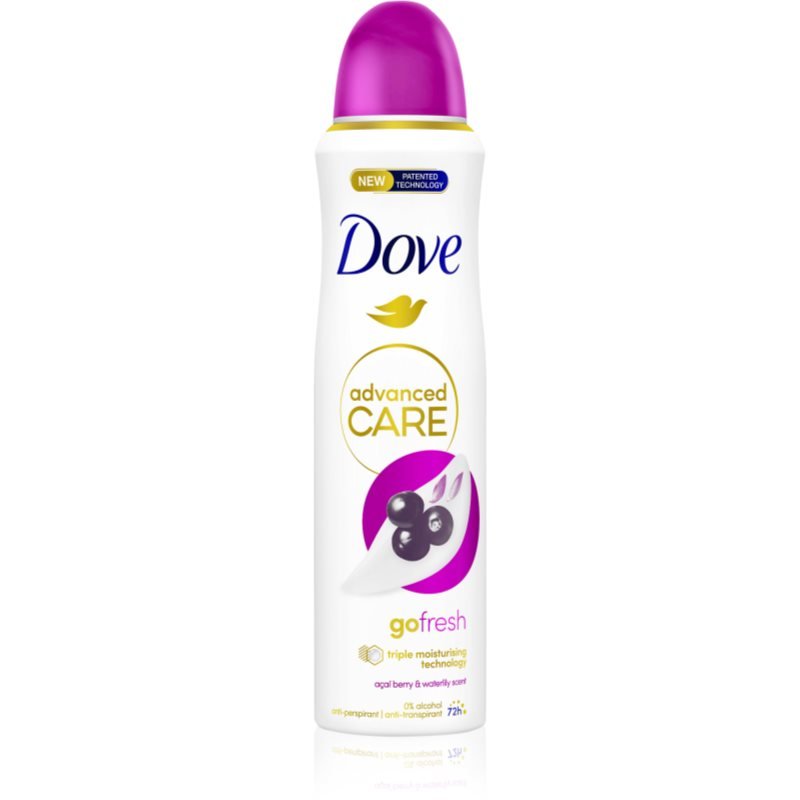 Empik Dove Advanced Care Antiperspirant antyperspirant w sprayu 72 godz. Acai Berry & Waterlily 150 ml
