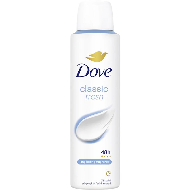 Empik Dove Classic Fresh 48H Antyperspirant Spray Damski 150ml
