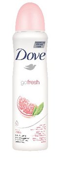 Dove, Go Fresh Pomegranate&Lemon, antyperspirant w aerozolu, 150 ml - Dove
