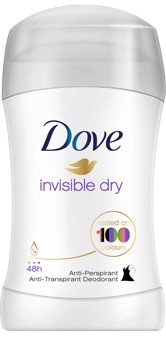 Dove, Invisible Dry, antyperspirant w sztyfcie, 40 ml - Dove