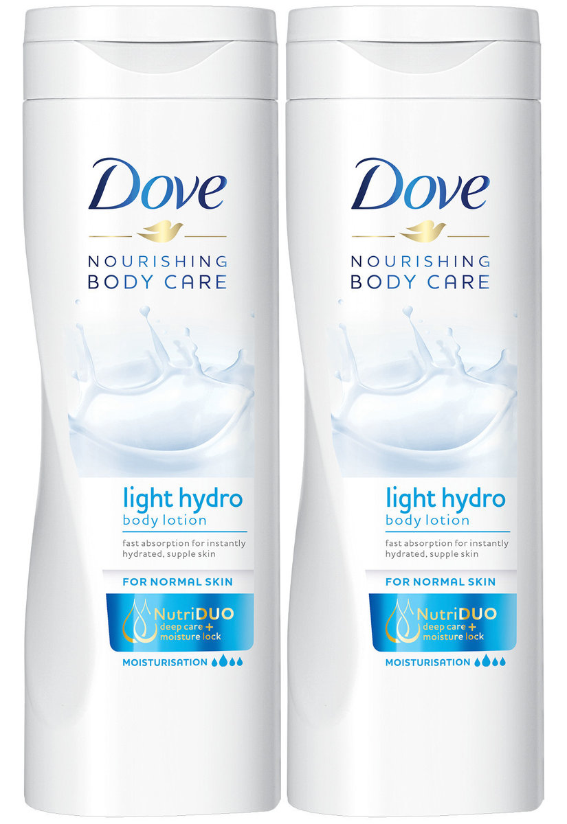 Dove Light Hydro, Balsam do Ciała, 2 x 400ml Sklep