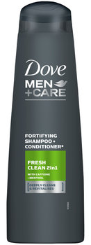 Dove, Men+Care, szampon do włosów 2w1 odświeżający, 400 ml - Dove