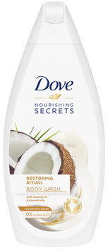 Dove, Nourishing Secrets, żel pod prysznic Coconut Oil & Almond Milk, 500 ml - Dove